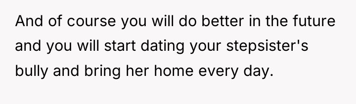 And of course you will do better in the future...