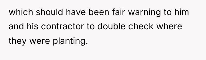 which should have been fair warning to him and his...