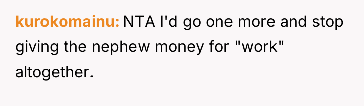 kurokomainu NTA I'd go one more and stop giving the...