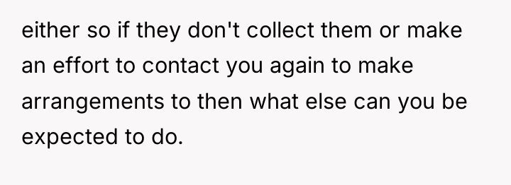 either so if they don't collect them or make an...