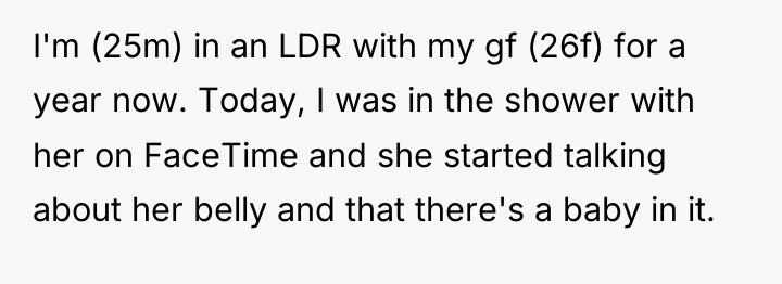 I'm (25m) in an LDR with my gf (26f) for...
