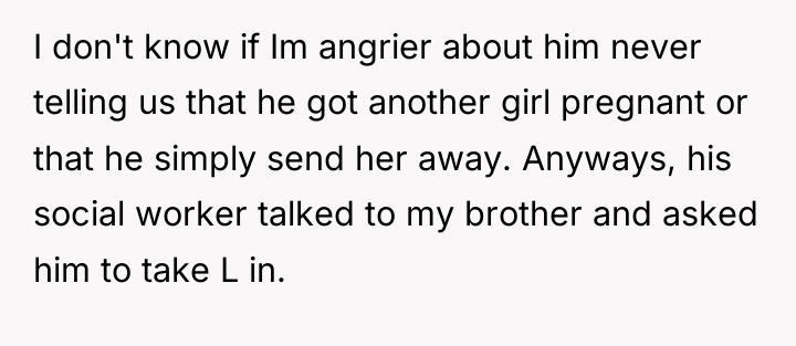 I don't know if Im angrier about him never telling...