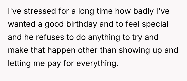 I've stressed for a long time how badly I've wanted...