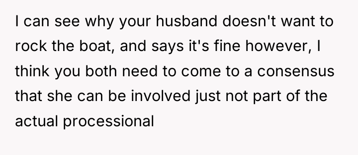 I can see why your husband doesn't want to rock...