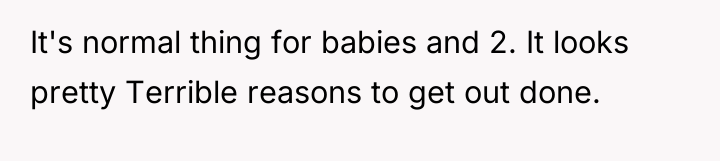 It's normal thing for babies and 2. It looks pretty...