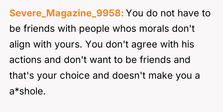 Severe_Magazine_9958 You do not have to be friends with people...