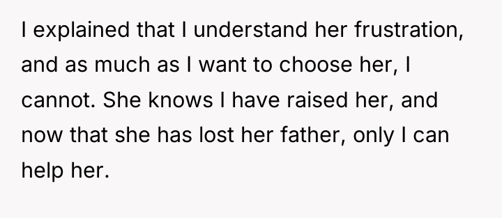 I explained that I understand her frustration, and as much...