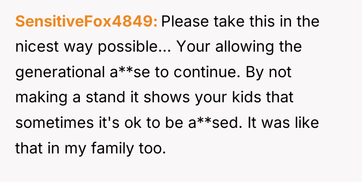 SensitiveFox4849 Please take this in the nicest way possible... Your...