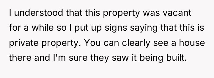 I understood that this property was vacant for a while...