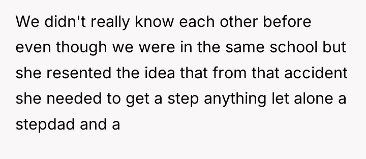 We didn't really know each other before even though we...