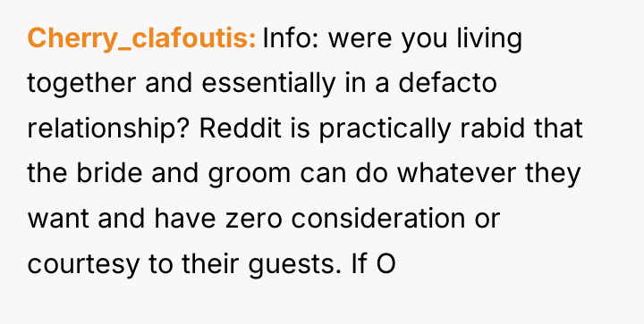 Cherry_clafoutis Info: were you living together and essentially in a...