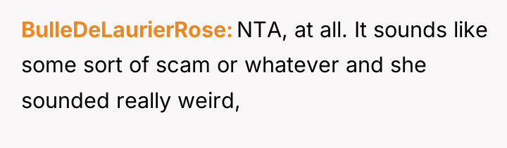 BulleDeLaurierRose NTA, at all. It sounds like some sort of...