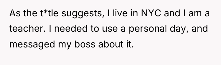 As the t*tle suggests, I live in NYC and I...