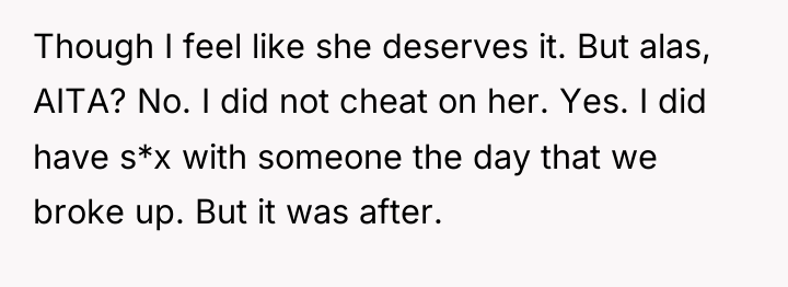 Though I feel like she deserves it. But alas, AITA?...