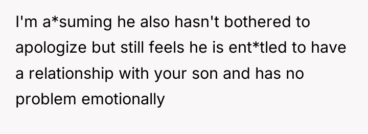 I'm a*suming he also hasn't bothered to apologize but still...