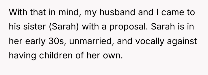 With that in mind, my husband and I came to...