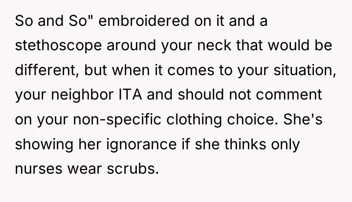 So and So" embroidered on it and a stethoscope around...