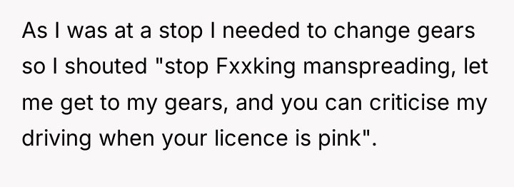 As I was at a stop I needed to change...