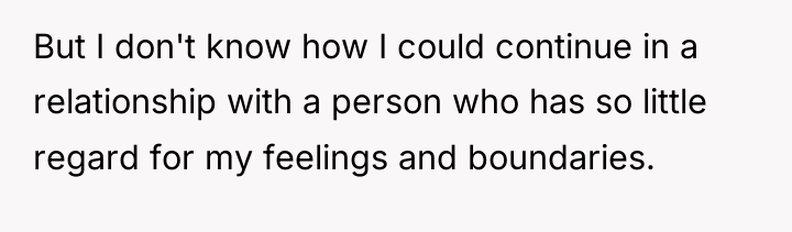 But I don't know how I could continue in a...
