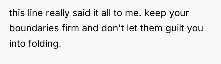 this line really said it all to me. keep your...