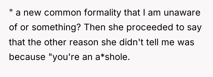 " a new common formality that I am unaware of...