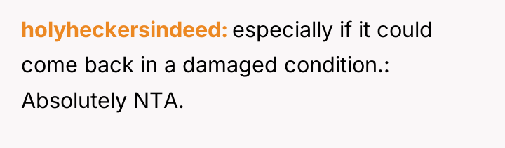 holyheckersindeed especially if it could come back in a damaged...