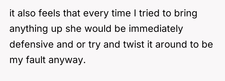 it also feels that every time I tried to bring...