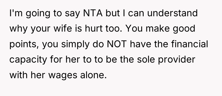 I'm going to say NTA but I can understand why...