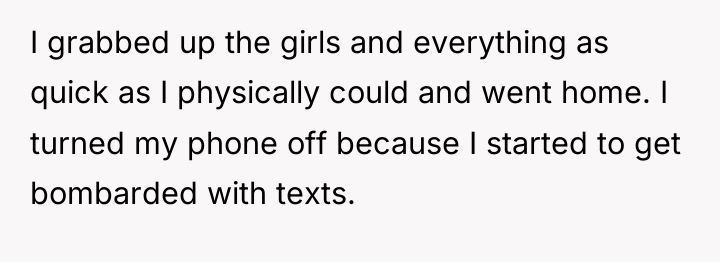 I grabbed up the girls and everything as quick as...