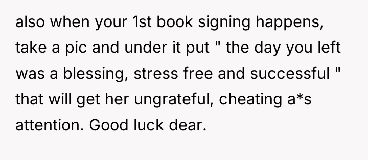 also when your 1st book signing happens, take a pic...