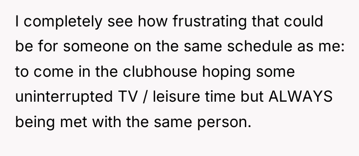 I completely see how frustrating that could be for someone...
