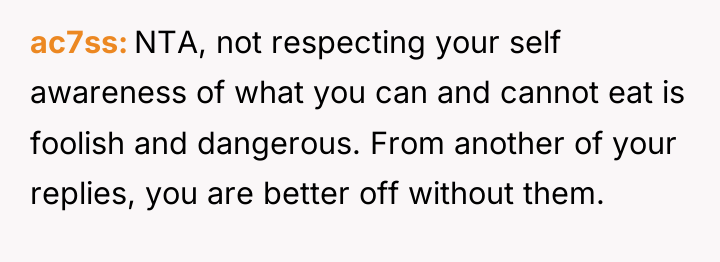ac7ss NTA, not respecting your self awareness of what you...