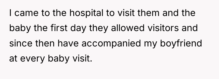 I came to the hospital to visit them and the...
