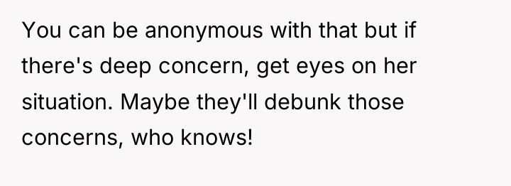 You can be anonymous with that but if there's deep...