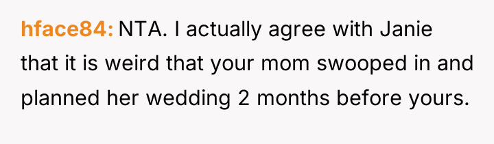 hface84 NTA. I actually agree with Janie that it is...