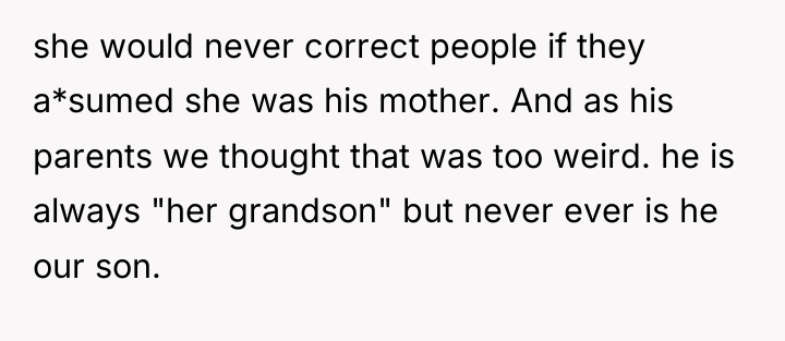 she would never correct people if they a*sumed she was...