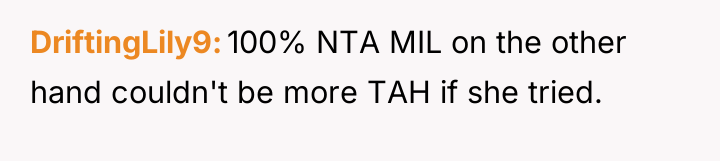 DriftingLily9 100% NTA MIL on the other hand couldn't be...