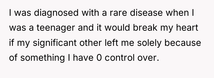 I was diagnosed with a rare disease when I was...