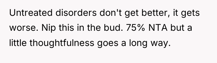 Untreated disorders don't get better, it gets worse. Nip this...