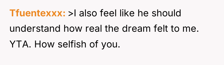 Tfuentexxx >I also feel like he should understand how real...