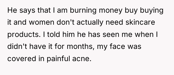 He says that I am burning money buy buying it...