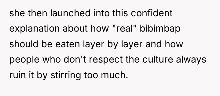 she then launched into this confident explanation about how "real"...