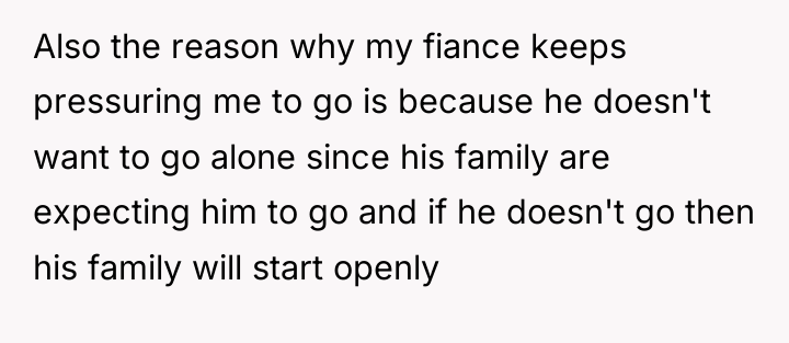 Also the reason why my fiance keeps pressuring me to...