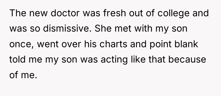The new doctor was fresh out of college and was...