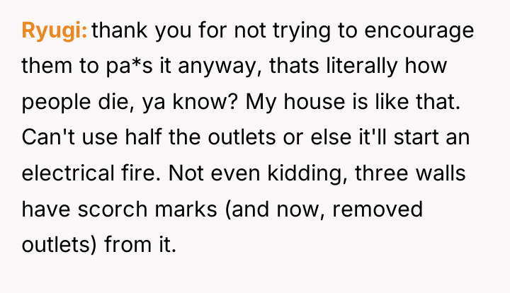 Ryugi thank you for not trying to encourage them to...