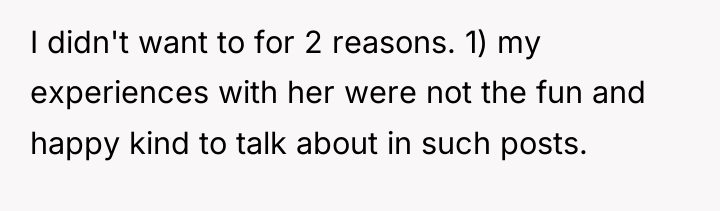 I didn't want to for 2 reasons. 1) my experiences...