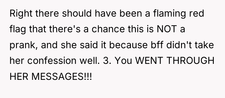 Right there should have been a flaming red flag that...