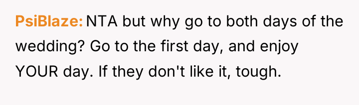PsiBlaze NTA but why go to both days of the...