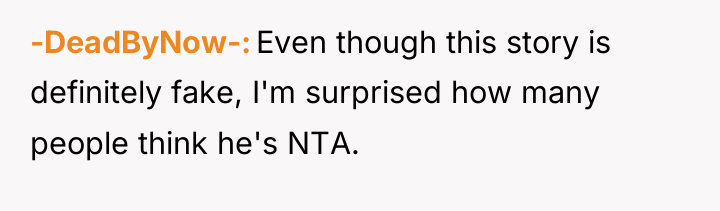 -DeadByNow- Even though this story is definitely fake, I'm surprised...
