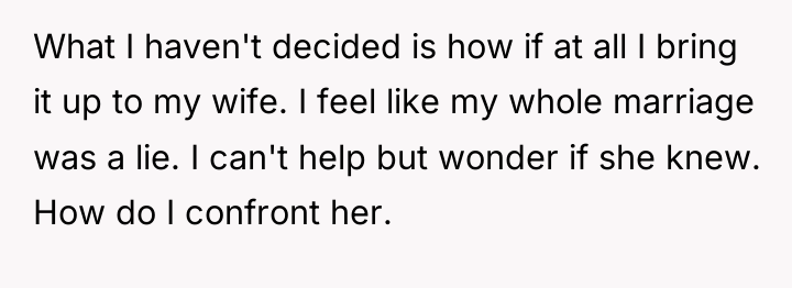 What I haven't decided is how if at all I...